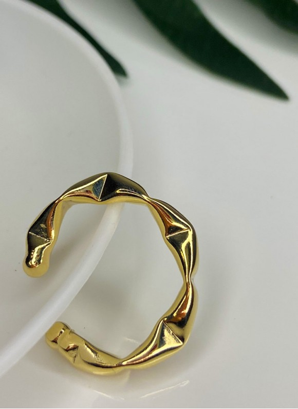 Piercing Fake Bamboo - Banho Ouro 18k Piercing Fake Bamboo - Banho Ouro 18k