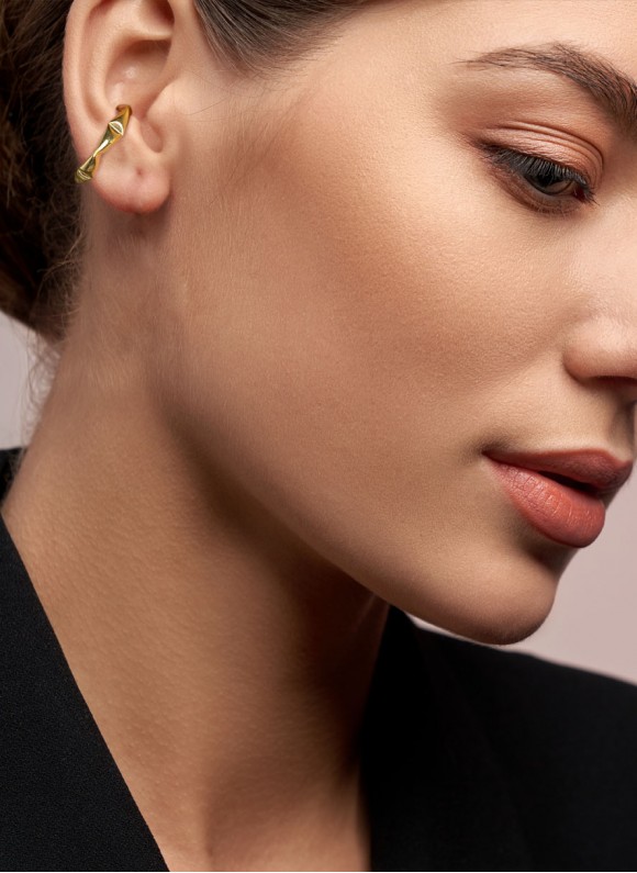 Piercing Fake Bamboo - Banho Ouro 18k Piercing Fake Bamboo - Banho Ouro 18k
