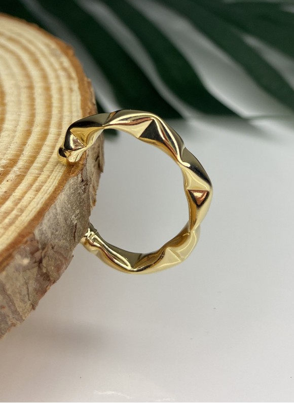 Piercing Fake Bamboo - Banho Ouro 18k Piercing Fake Bamboo - Banho Ouro 18k