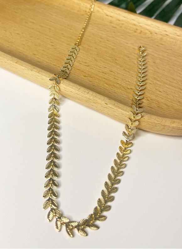 Colar Escama - Banho Ouro 18k Colar Escama - Banho Ouro 18k
