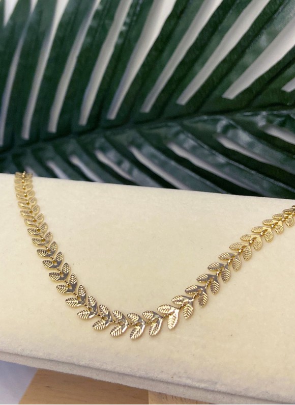 Colar Escama - Banho Ouro 18k Colar Escama - Banho Ouro 18k