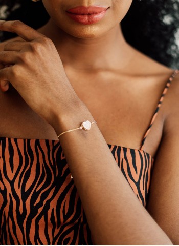 Pulseira Gravata folheada em ouro18k  Pulseira Gravata folheada em ouro18k