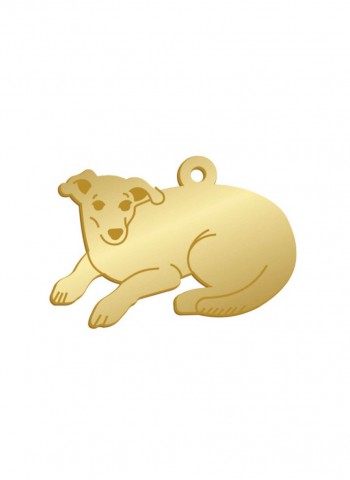 Pingente  em formato de animal, personalizado por raça folheado em ouro 18k  Pingente  em formato de animal, personalizado por raça folheado em ouro 18k